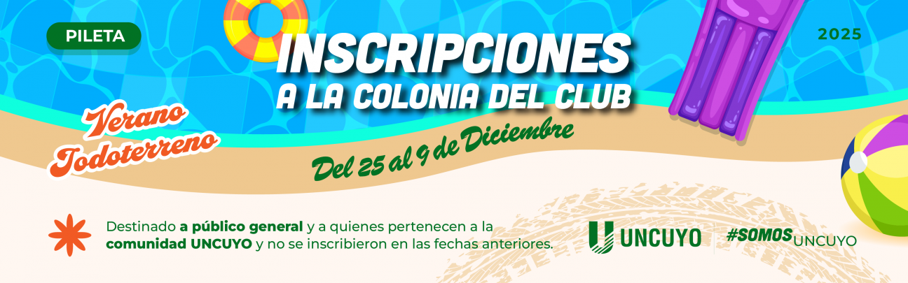 imagen Abren las inscripciones para no socios a la Colonia de Verano del Club UNCUYO
