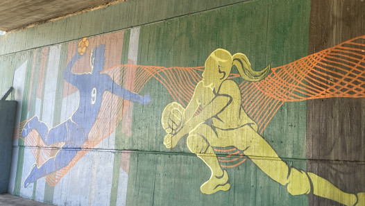 imagen Arte y deporte se fusionan en el Club UNCUYO con la inauguración del proyecto "Pulsión"