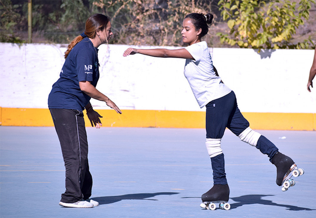 imagen Patinadora con discapacidad visual de la UNCuyo disputa el Sudamericano